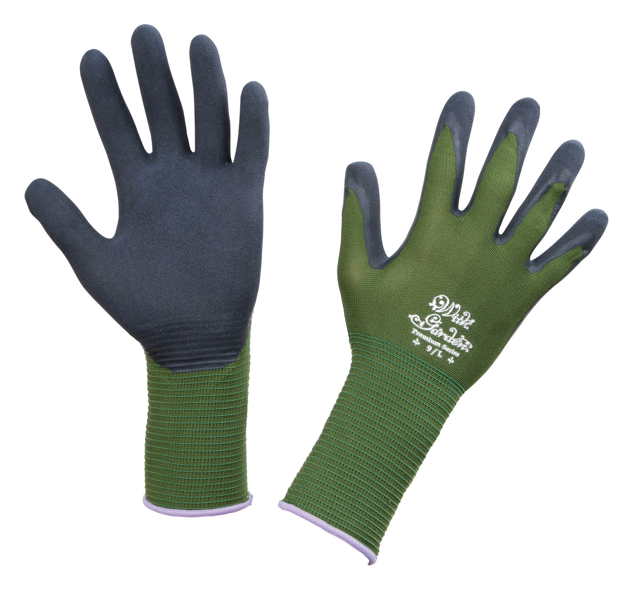 Kerbl Gartenhandschuhe Gartenhandschuh Premium Foresta grün Größe 7