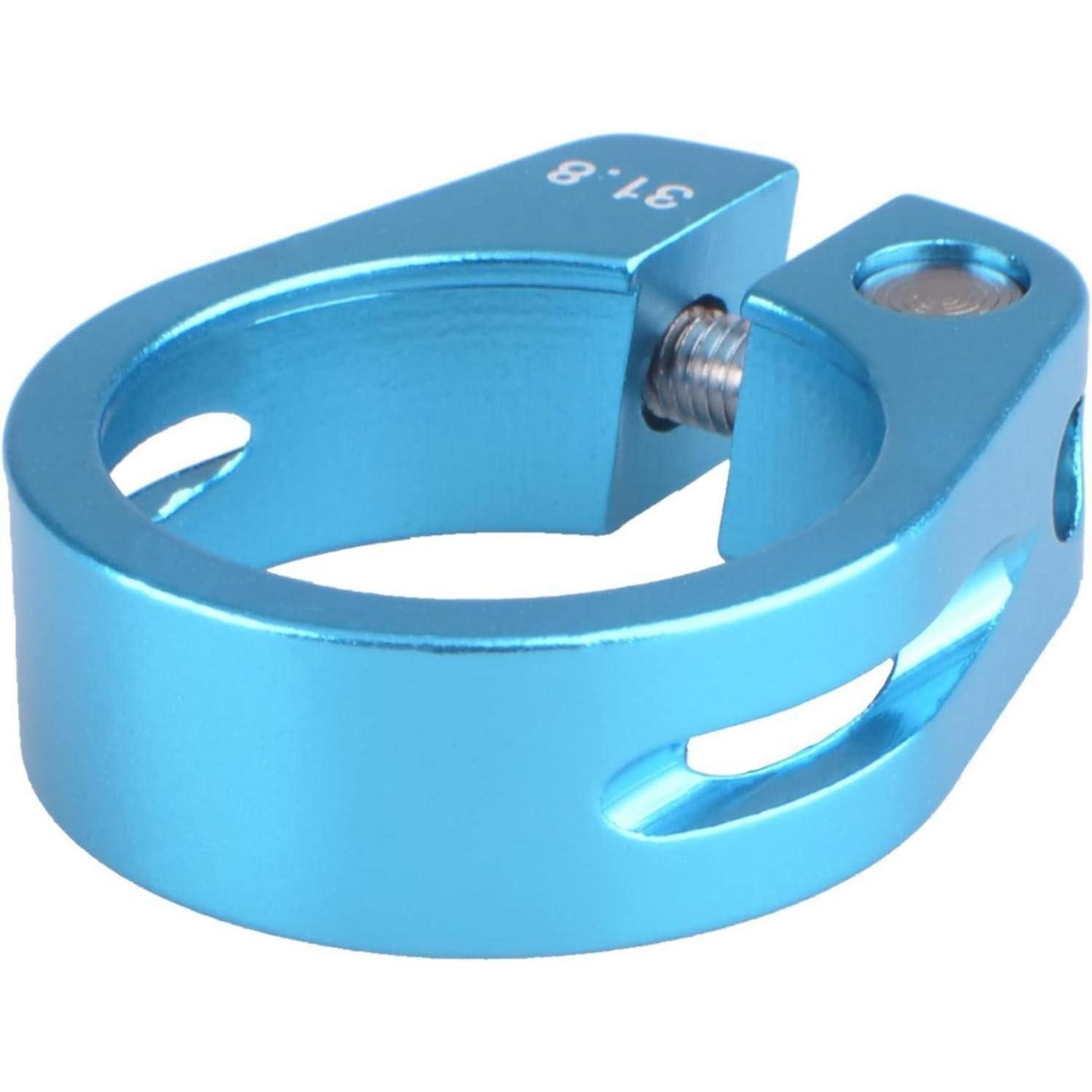 Sattelklemmring Sattelklemme Schnellspanner Sattelstütze 31,8mm MTB 01 Blau 31.8mm
