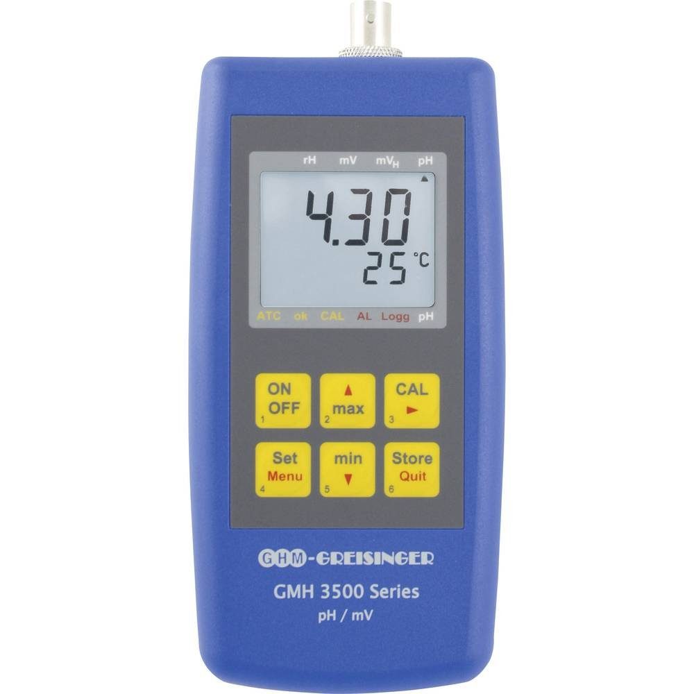 Greisinger Wasserzähler pH-/Redox-/Temperatur-Messgerät