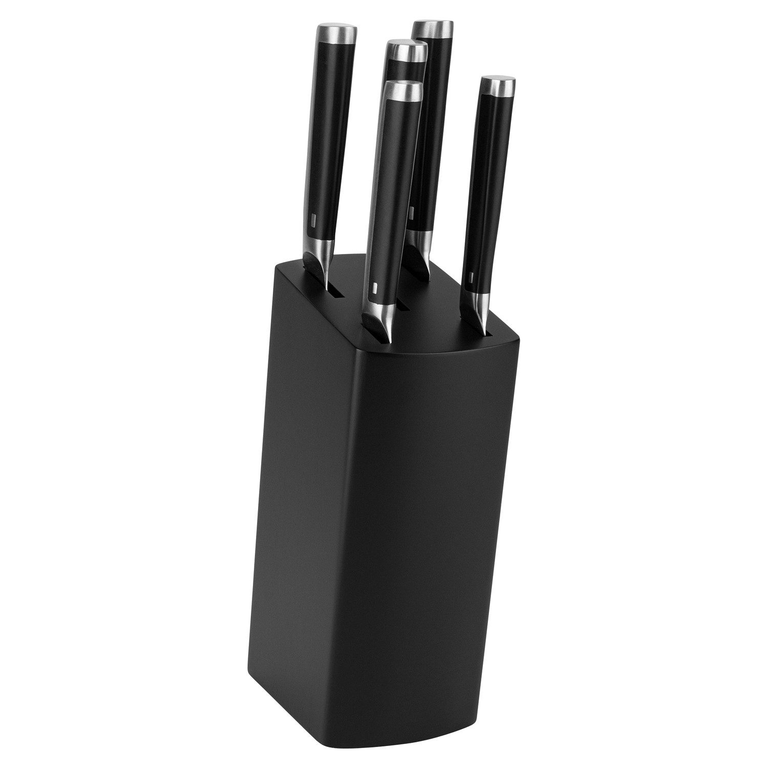 Justinus Ножиblock SHARPEDGE, 6-teilig, 5 Ножи, 1 Ножиblock, (6tlg), Klingen aus Klingenstahl, Kunststoffgriffe