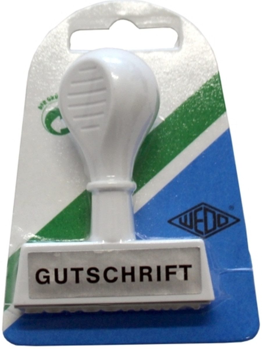 WEDO Stempel Textstempel -Gutschrift-