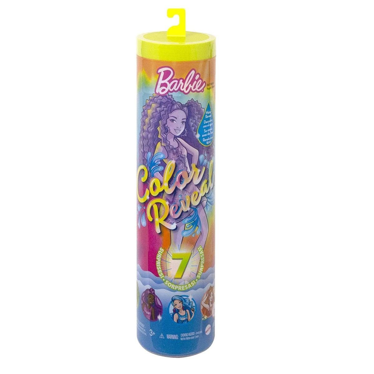 Mattel® Anziehpuppe Mattel Reveal - mit - Barbie Batik - HCC67 Neon sort. Color Serie Überraschungs-Zubehör, Puppe