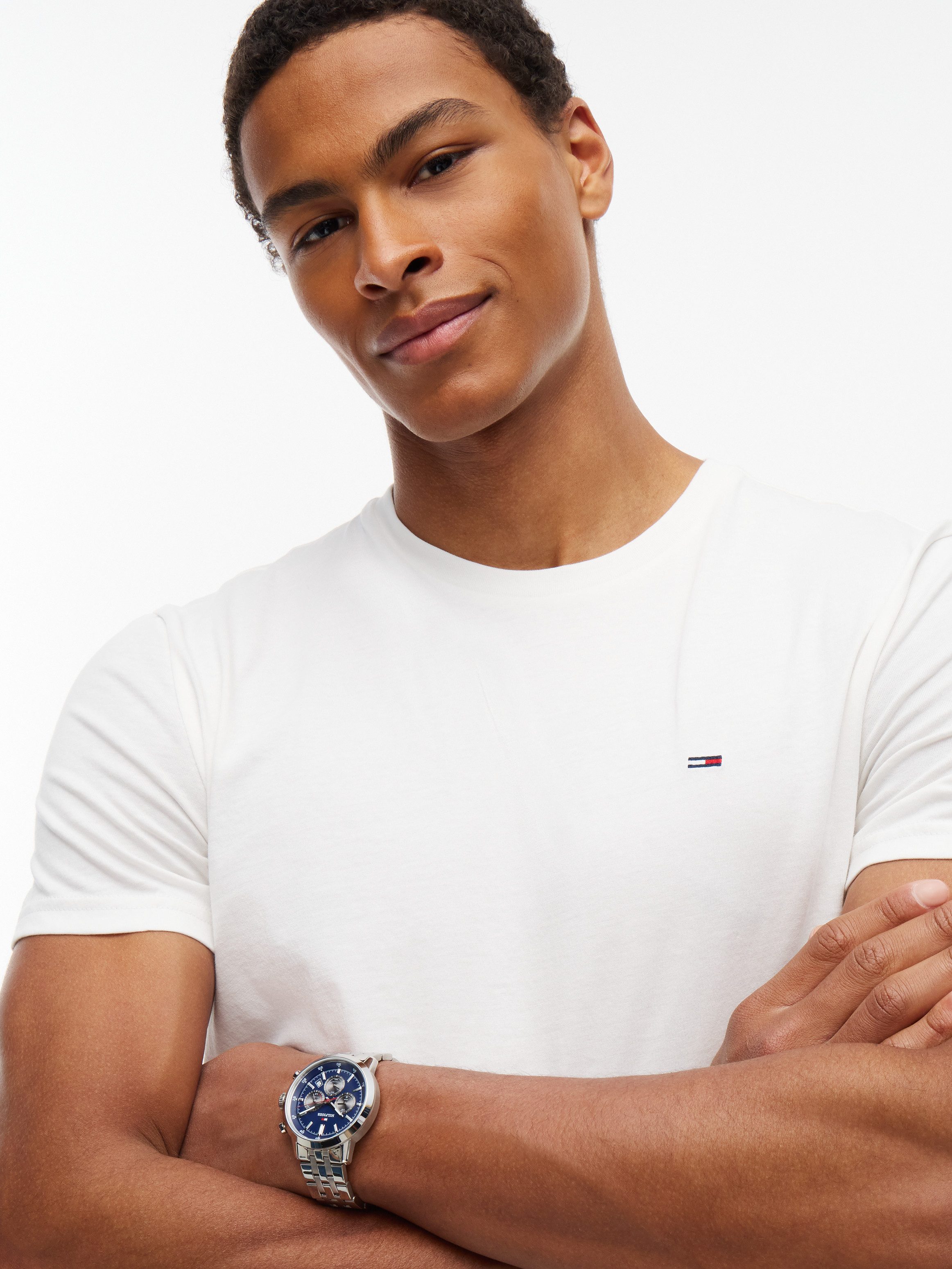 Tommy Jeans T-Shirt TJM EXTRA SLIM 3 PACK (Packung, 3-tlg) Mit Rundhalsausschnitt – Bild 4 von 5