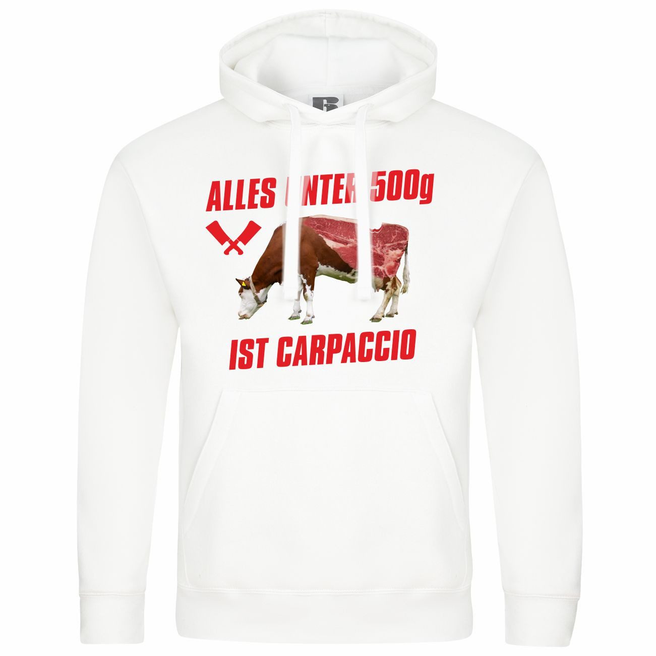 Kapuzenpullover Herren Kapuzenpullover Alles unter 500g ist Carpaccio