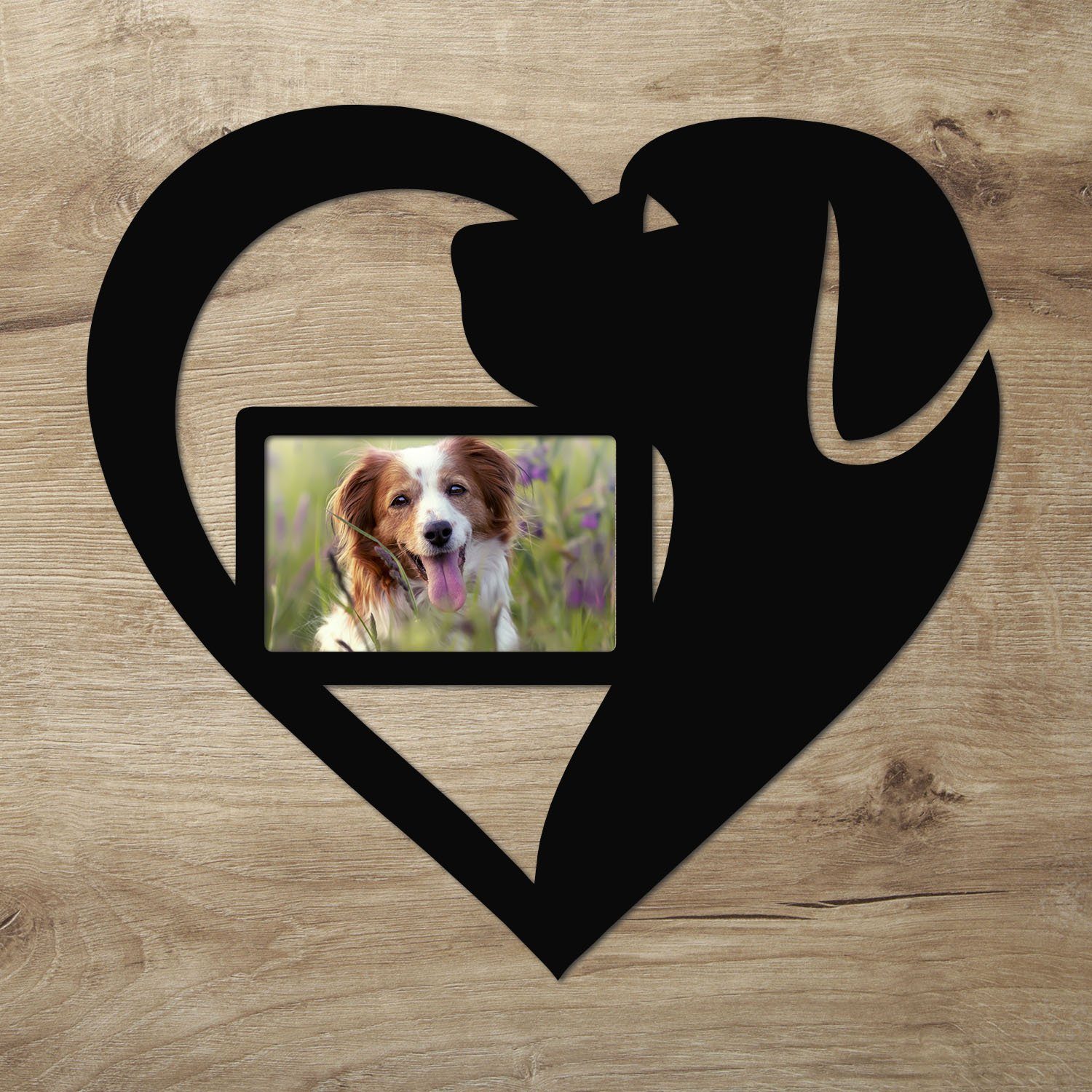 Namofactur Bilderrahmen Hund Herz Fotorahmen aus günstig online kaufen