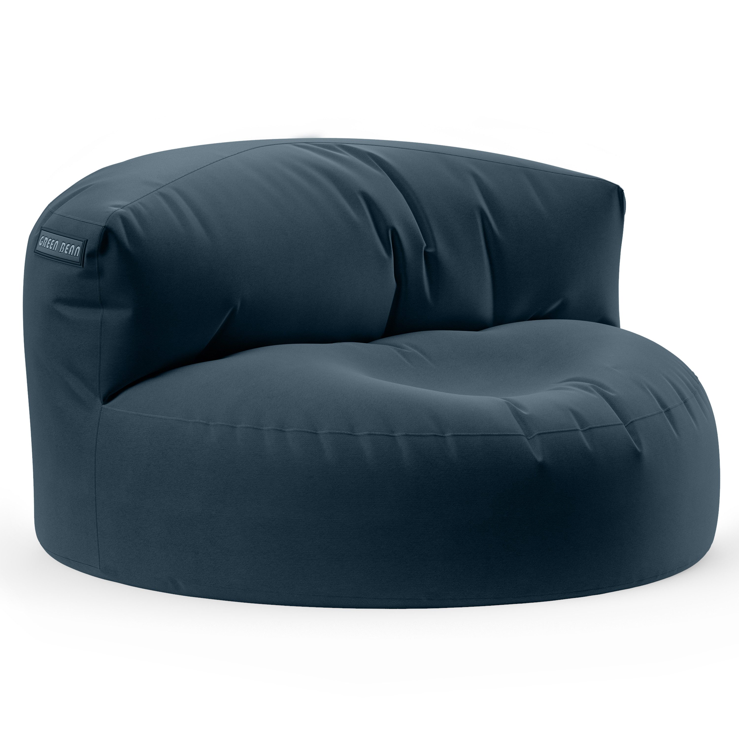 Green Bean Sitzsack Sitzsack Sofa Indoor Outdoor Lounge (mit Rückenlehne, wasserabweisender & abwaschbarer Bezug), Couch Sitzmöglichkeit Gartenliege mit Rückenlehne