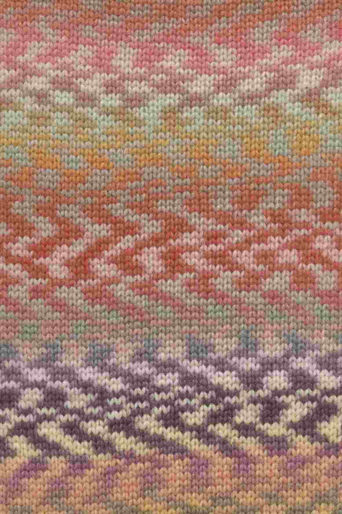 LANG YARNS CLOUD FUNKY Häkelwolle, 260 m (100 Gramm), flauschige, mehrfarbige Merinowolle