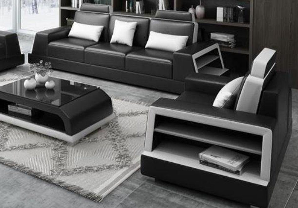 3+1 Designer Sofagarnitur Europe JVmoebel Sofa Couch Neu, beige Luxus in Polstermöbel Made