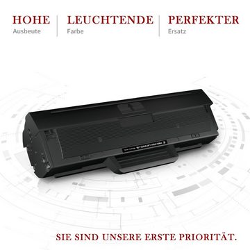 Toner Kingdom Tonerpatrone 1er 106A für HP W1106A schwarze, (With chip), Laser MFP 135a 135wg 137fnw 107a