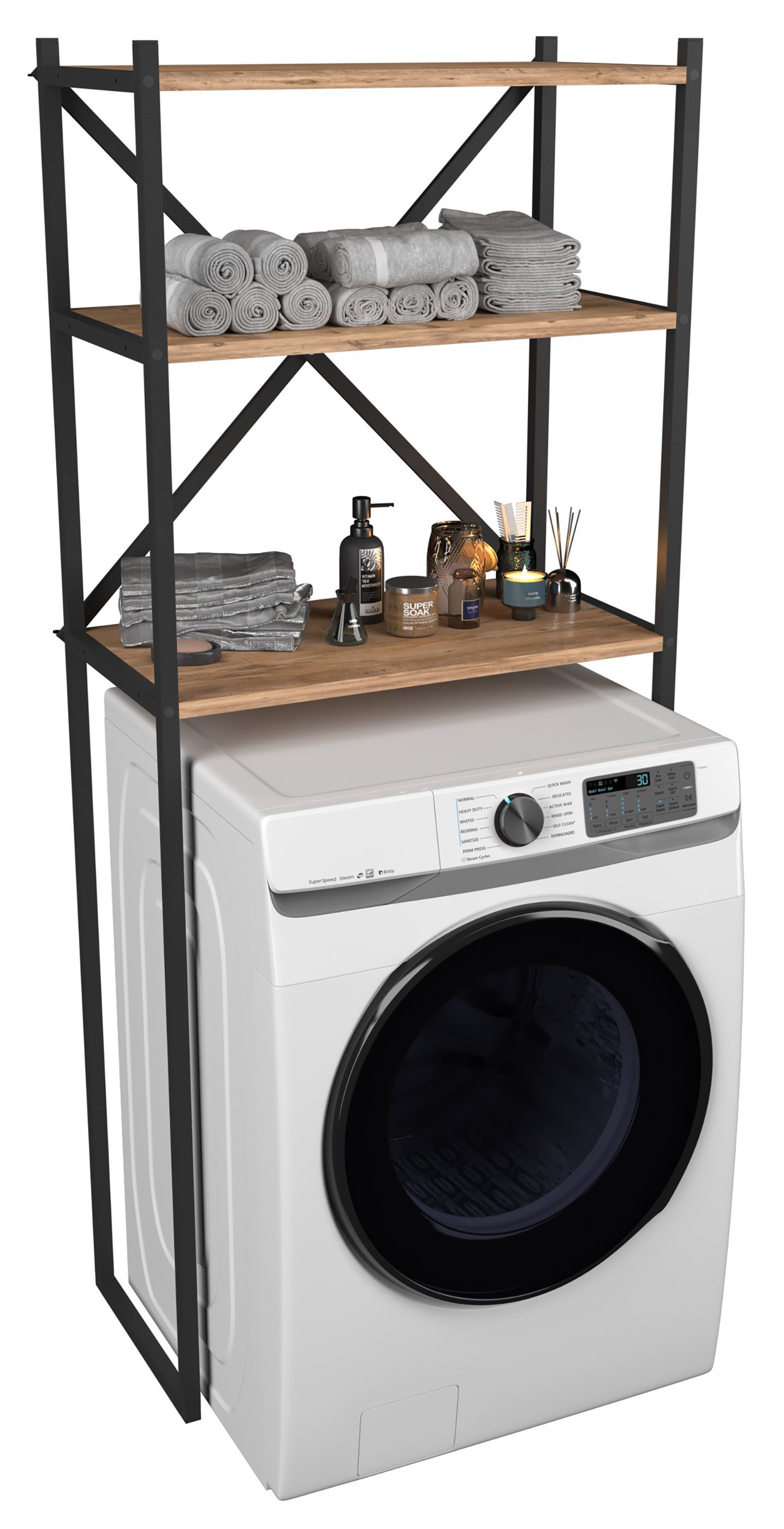 VCM Waschmaschinenumbauschrank Waschmaschine Toilette Überbau Schrank günstig online kaufen