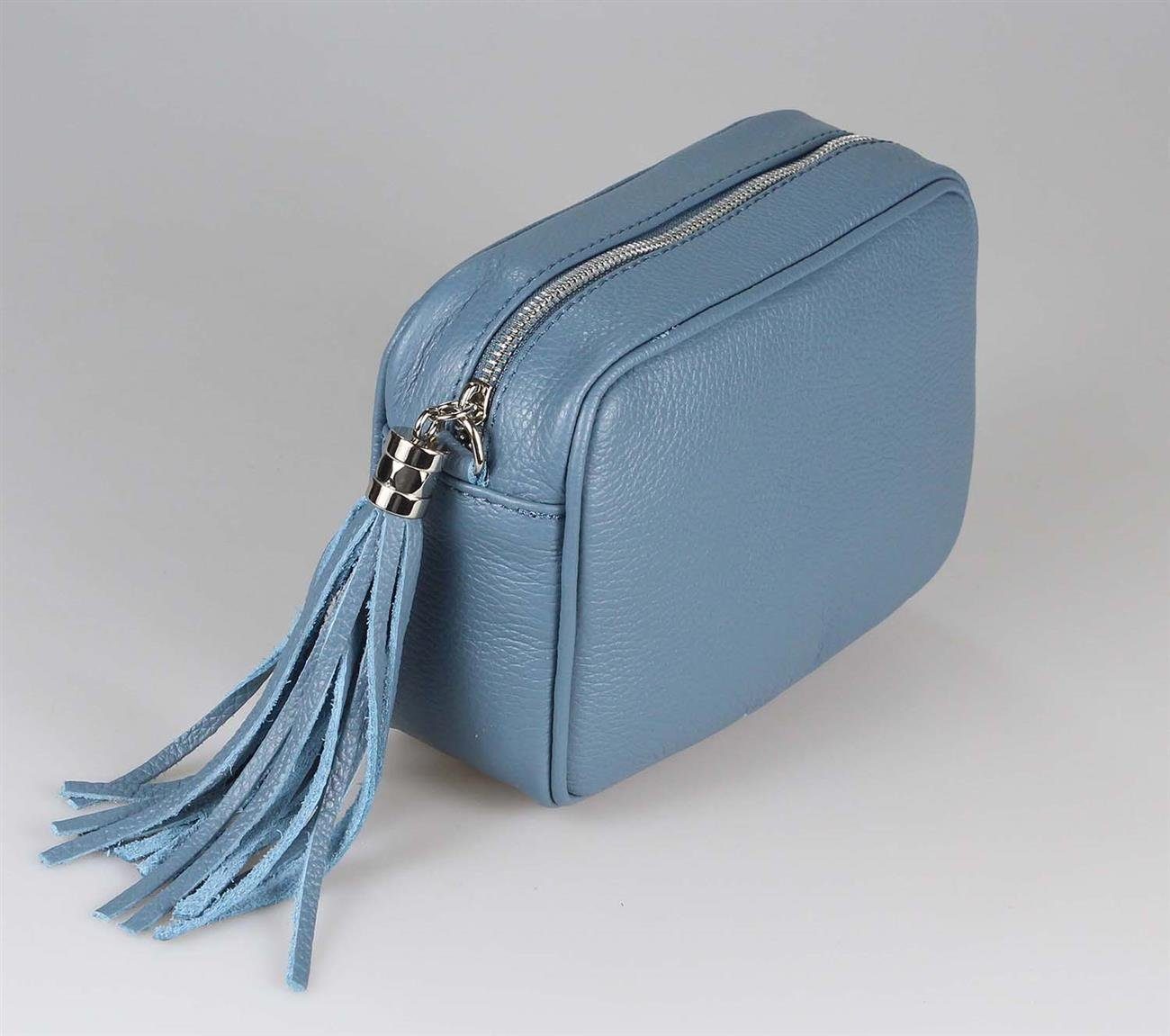 ITALYSHOP24 Schultertasche Made in Italy Damen Leder Tasche CrossOver, als günstig online kaufen