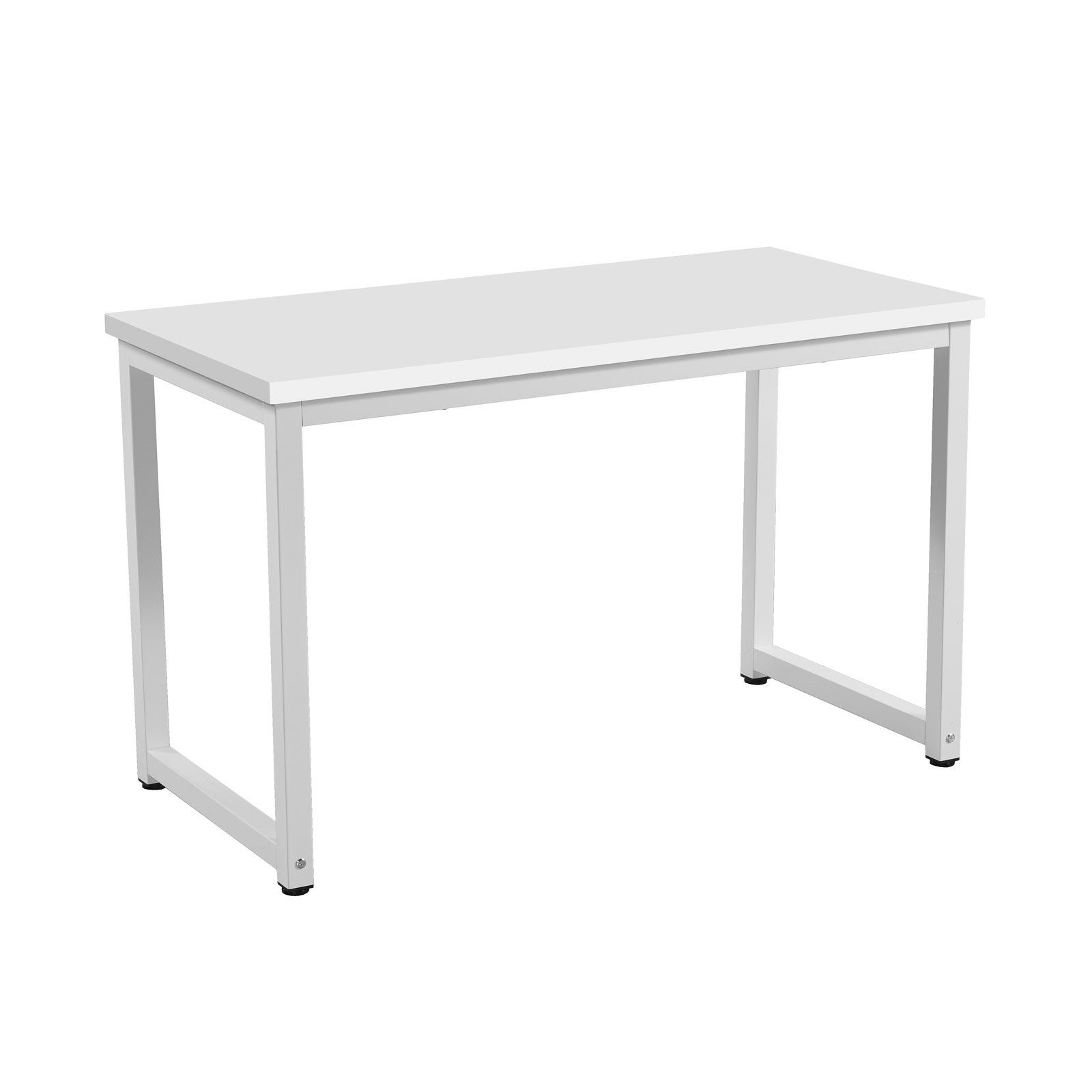 SVITA Schreibtisch UNI Tisch), Metall-Gestell, | 120x60 Weiß | Weiß (bxT), (1-St., Arbeitstisch, Weiß 1 Weiß