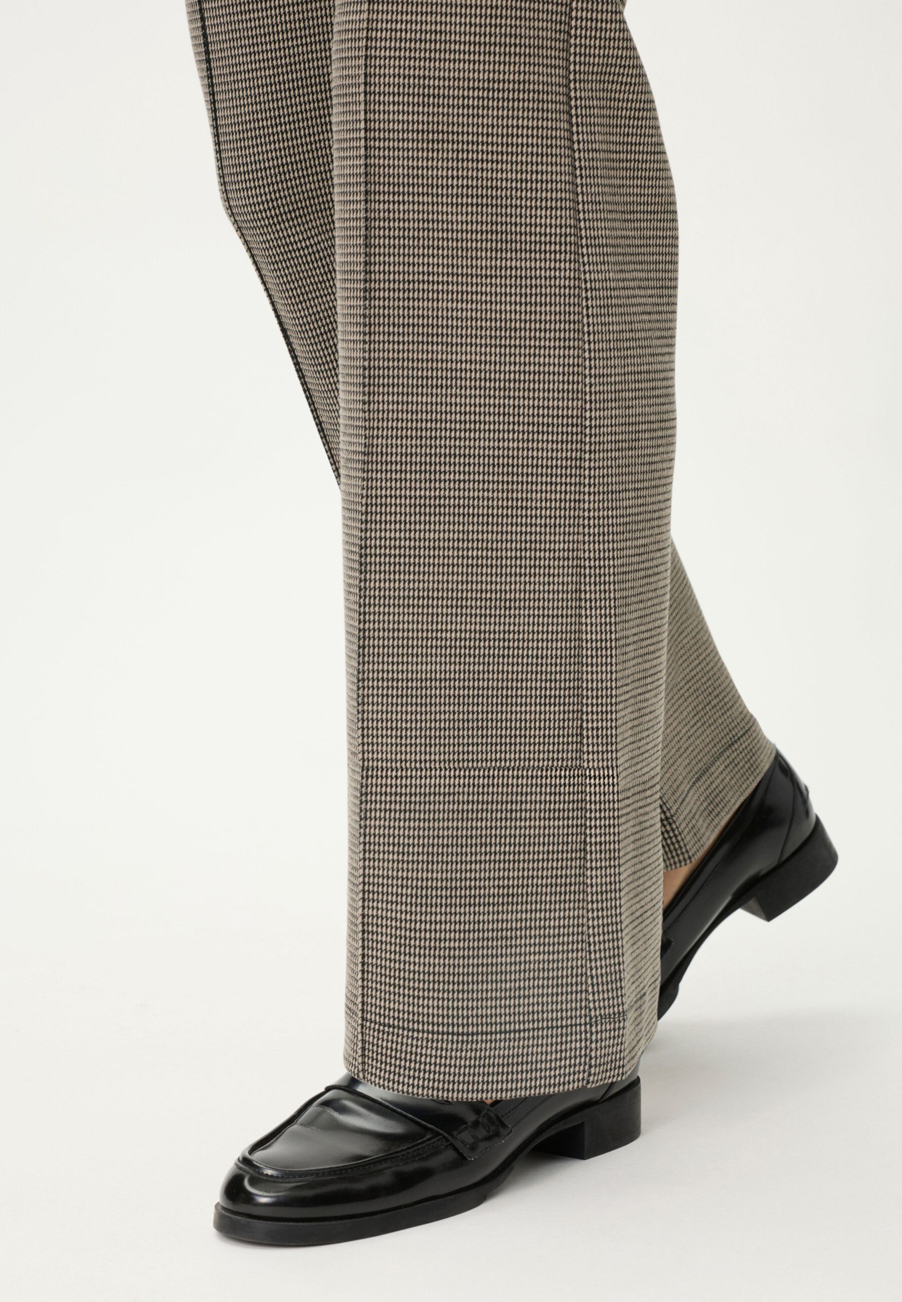 Olsen Stoffhose mit Jacquard-Muster