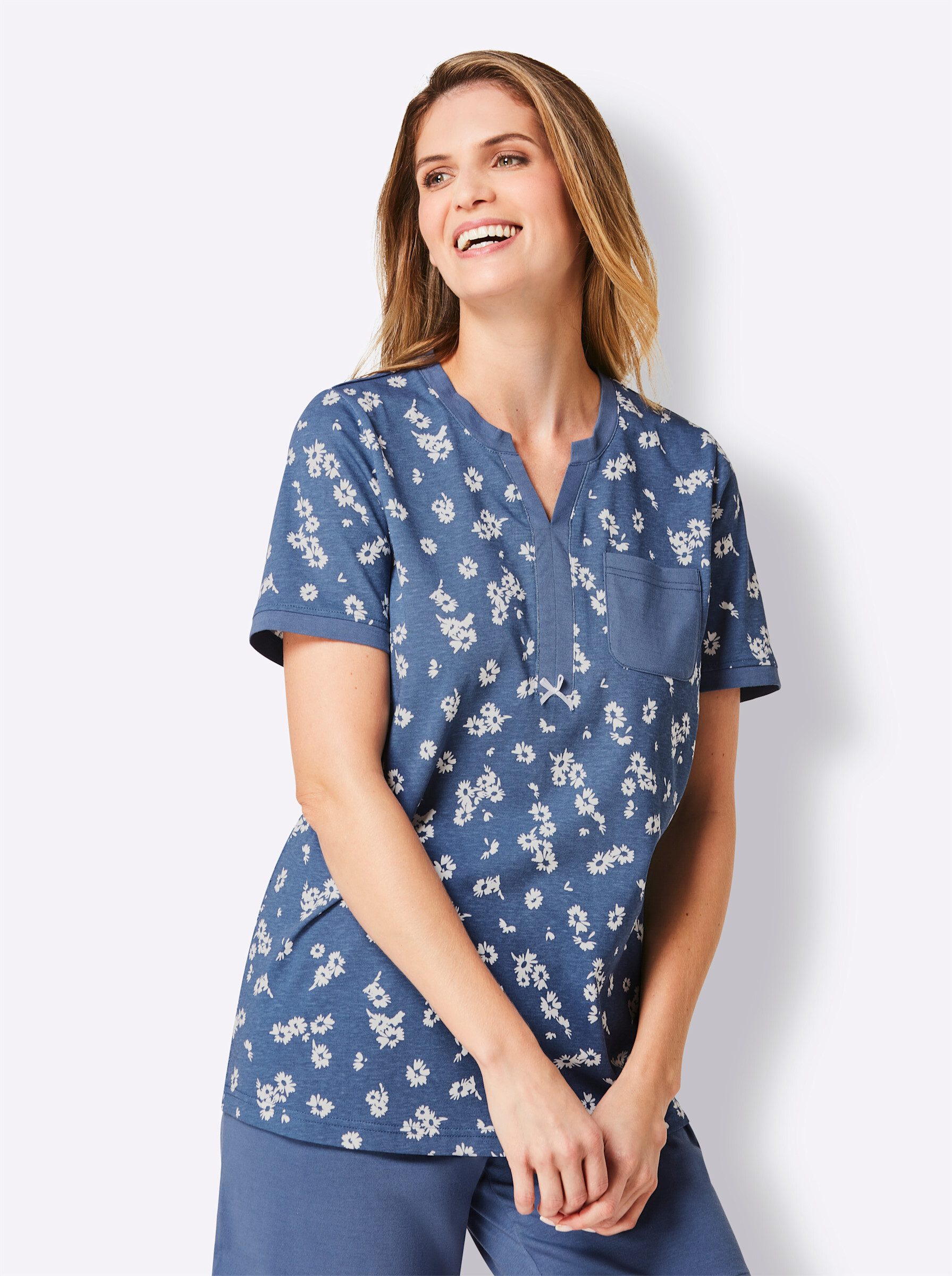 Witt Schlafanzug Schlafanzug-Shirt Kurzarm günstig online kaufen