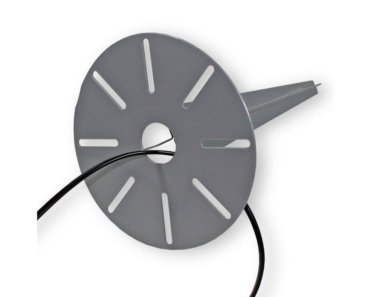 Thumbnail - colourliving Einschlagbodenhülse Einschlag-Erdspieß für Garten-Lampen oder Garten-Steckdosen Erdspiess (1 St), pulverbes...