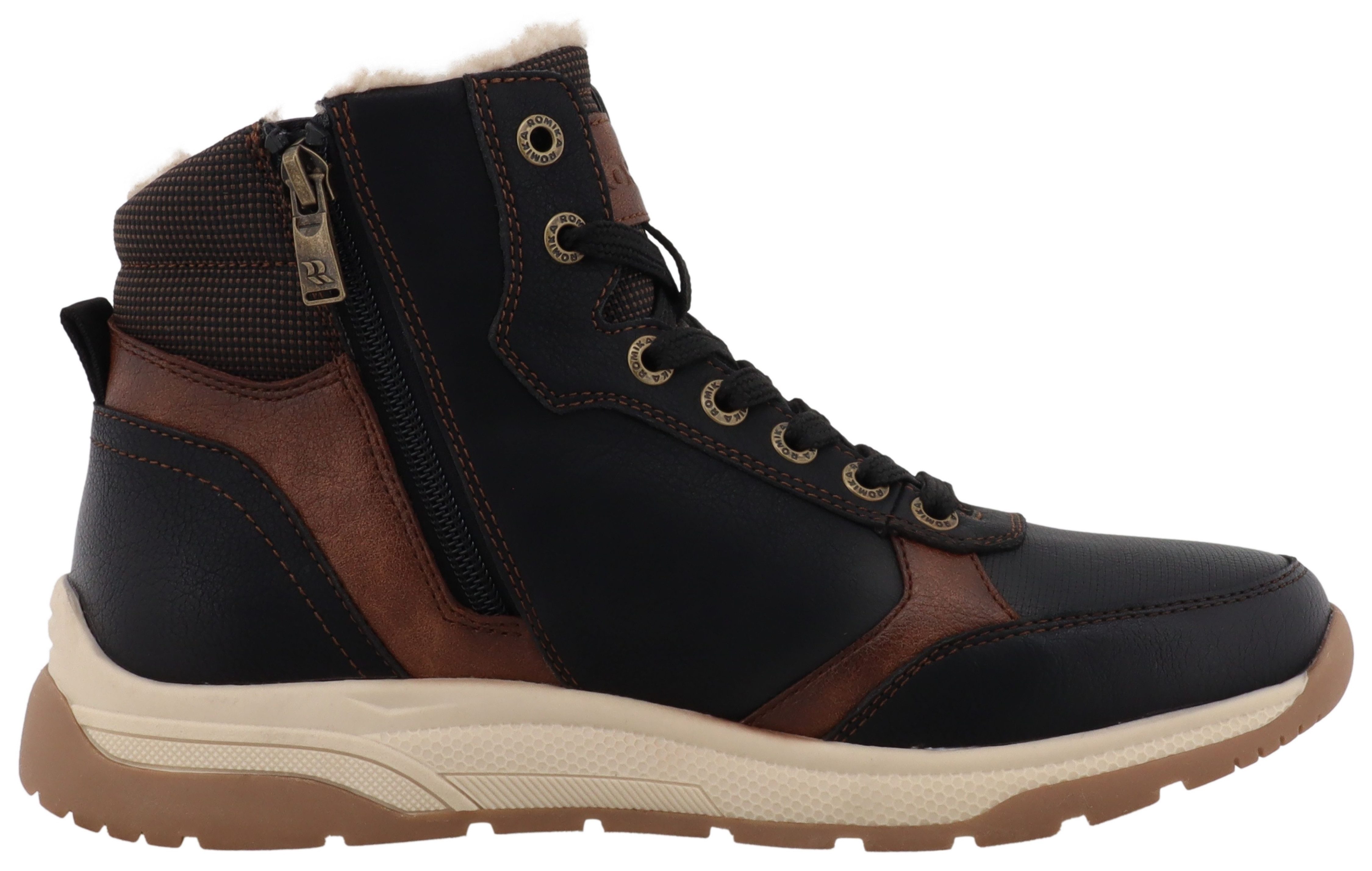 Romika Winterboots Schnürboots, Winterschuh mit Reißverschluss