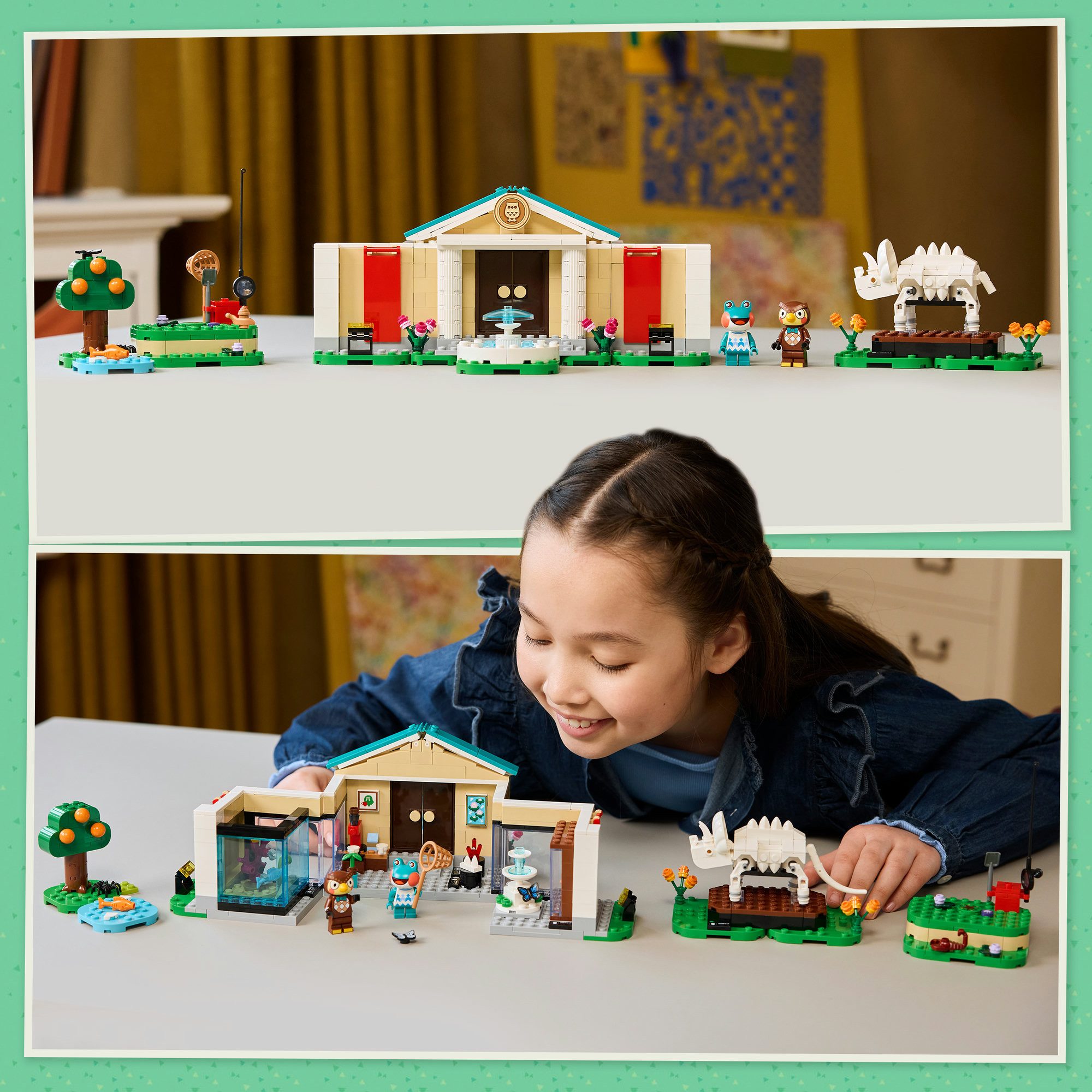 LEGO® Eugens Museumssammlung (77056), LEGO Animal Crossing Konstruktionsspielsteine, (543 St), Made in Europe