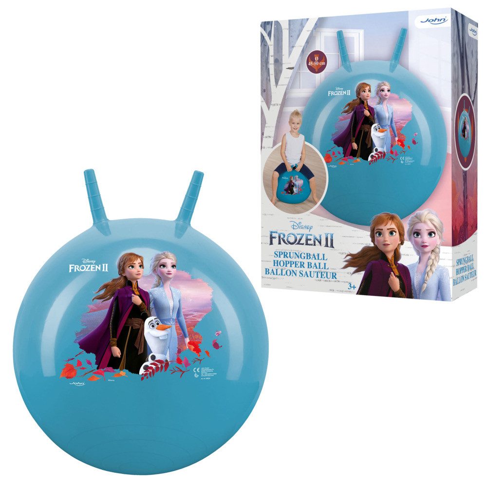 John GmbH Hüpfball John Sprungball Disney Eiskönigin mit 2 Griffen Ø45-50cm