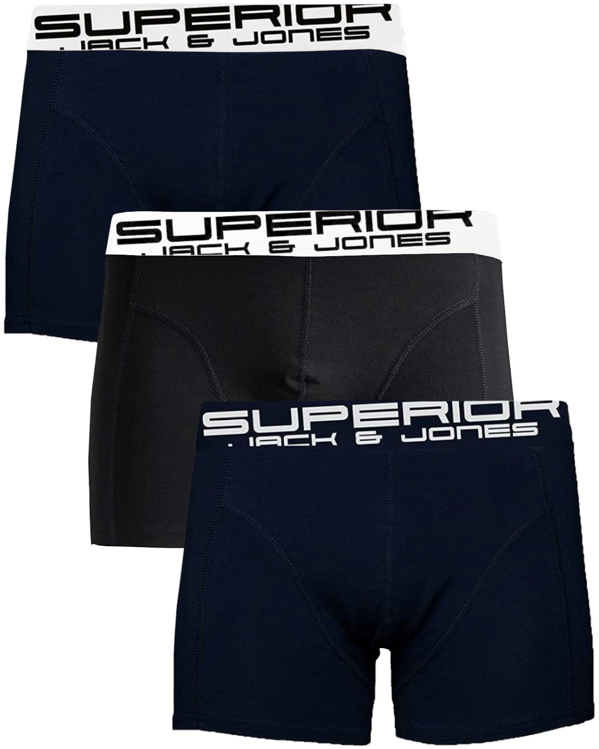Jack & Jones Boxershorts (3er-Pack) mit Logo auf dem Taillenbund