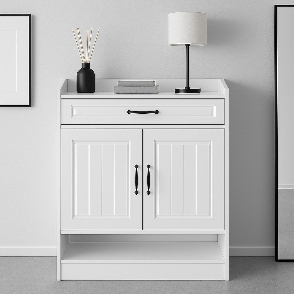 GLP Schuhschrank (Einzelmöbel, 1 Stück) Mit Schublade, verstellbaren Regalen und Kippsicherung