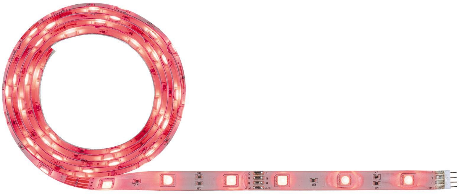 Paulmann LED-Streifen SimpLED 1,5m RGB Weiß Kst, 1-flammig Metall 12W
