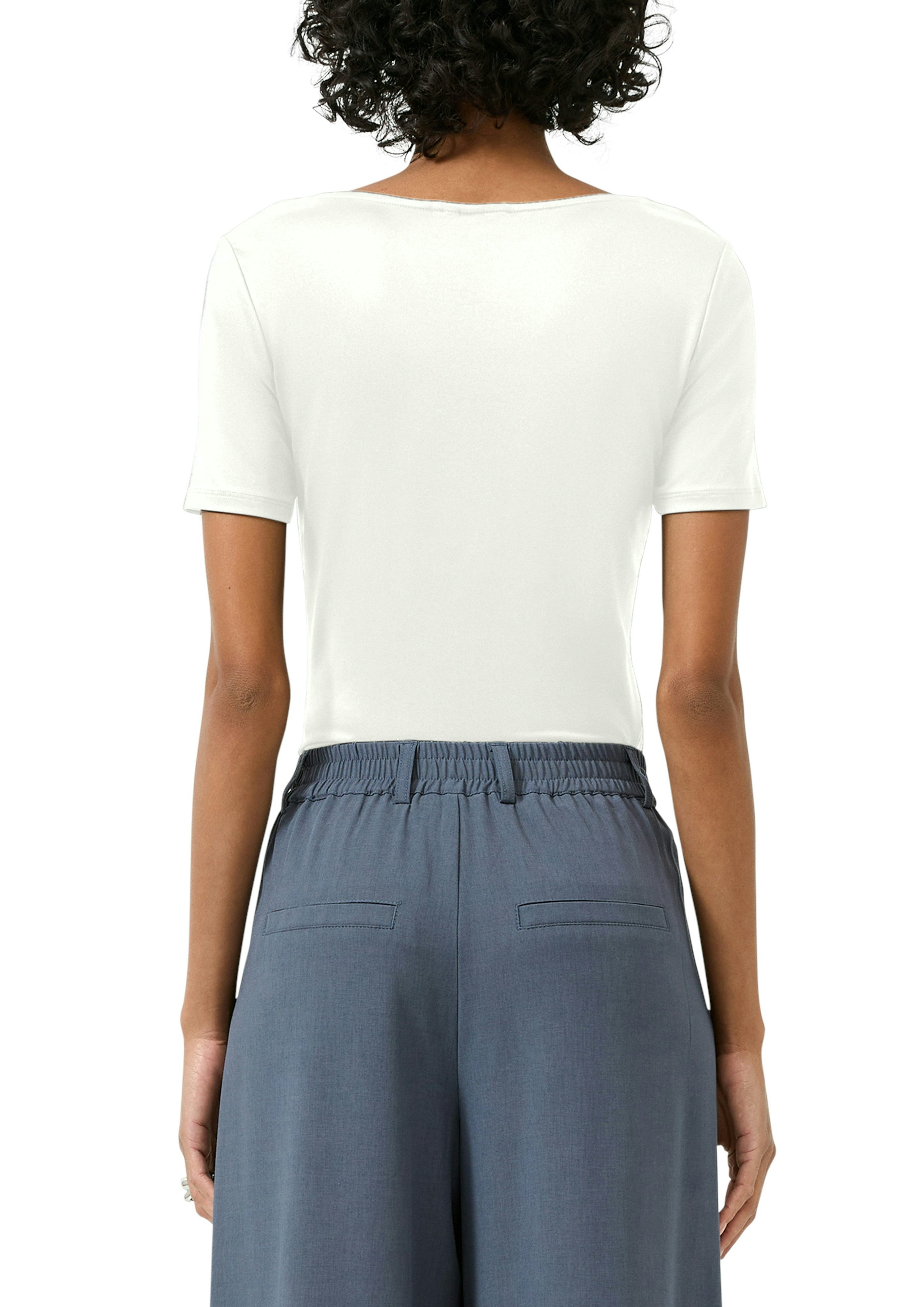 QS Kurzarmshirt mit tiefem Rundhals – Bild 2 von 4