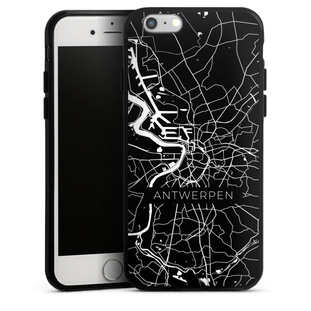 DeinDesign Handyhülle Antwerpen Map, Hülle Belgien Landkarte Stadt