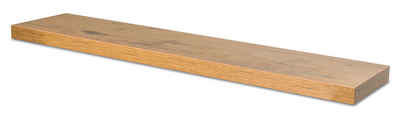 Levandeo® Wandregal, levandeo Wandboard Bobby 100cm Wildeiche Eiche Wandregal Regal Board