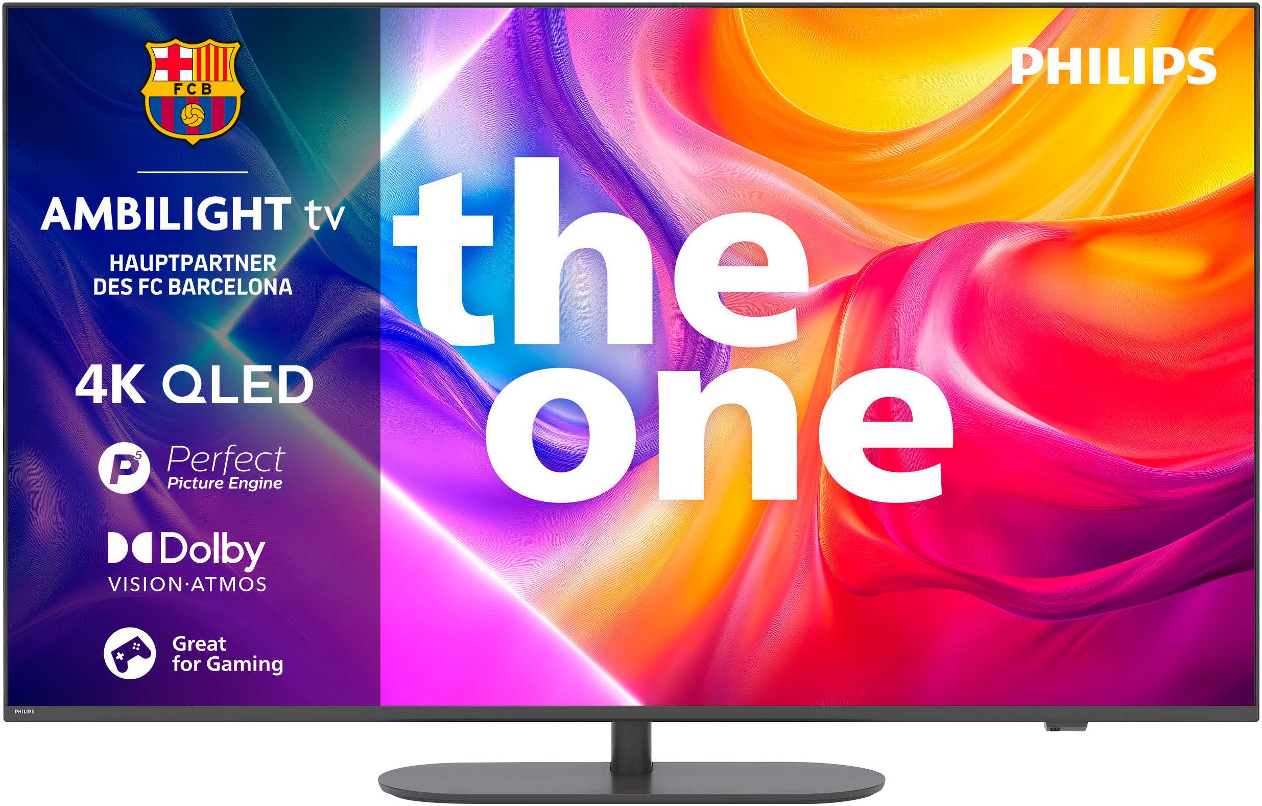 Philips PUS9000 The One 4K Ambilight TV mit 55 Zoll (139 cm, 55PUS9000/12, Dolby Vision, HDR10+, Dolby Atmos, 144Hz, Google TV)
