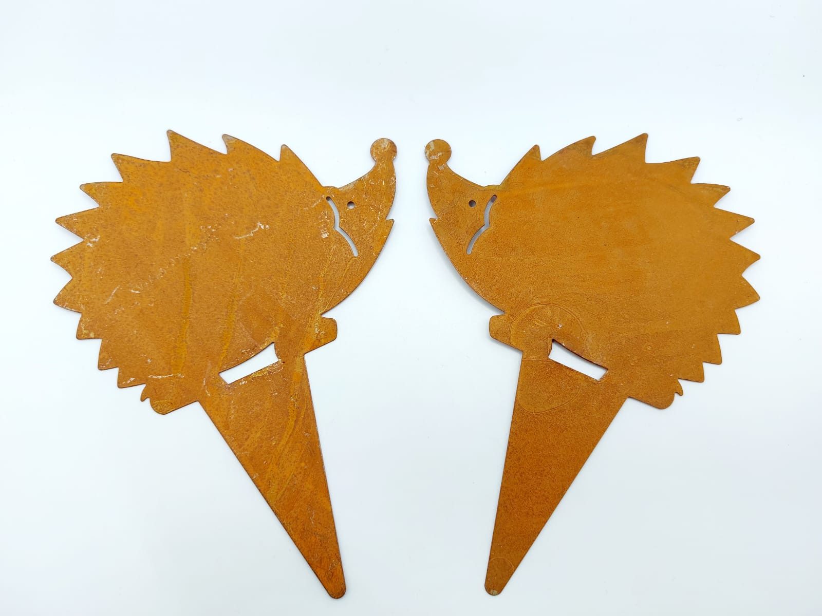 Florissima Gartenstecker Igel Set 2 Stück fürs Beet, Balkon, Terrasse, Herbstdeko, Gartendeko (2er Set) indoor outdoor