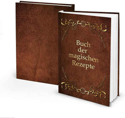 Logbuch-Verlag Notizbuch Leeres Kochbuch - Buch der magischen Rezepte DIN A5