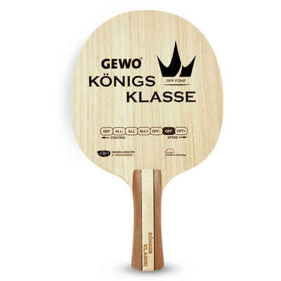 Gewo Tischtennisschläger »GEWO Holz Königsklasse OFF Fünf«
