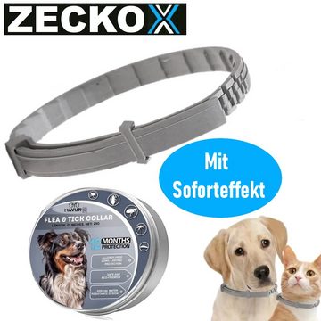 MAVURA Tier-Halsband ZECKOX Zeckenhalsband Hunde Katzen Zecken Schutz Floh Flöhe, Flohhalsband Ungezieferhalsband wasserdicht verstellbar
