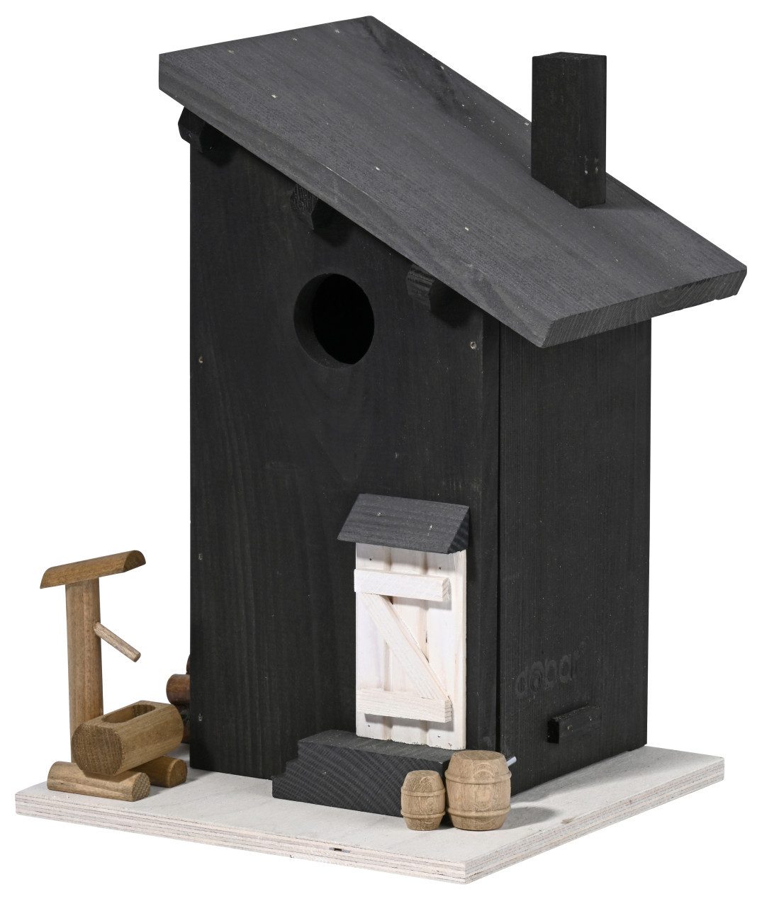 dobar Nistkasten Dobar Nistkasten Onkel Bob schwarz 18,5 x 18,5 x