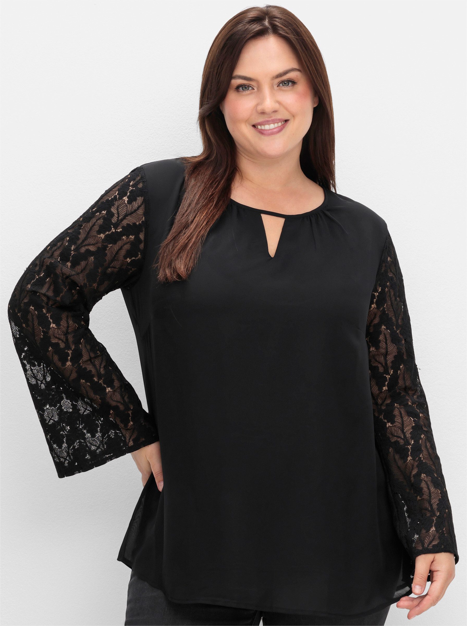 Sheego Klassische Bluse Tunika günstig online kaufen