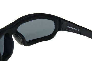 Gamswild Skibrille UV400 Skibrille Gletscherbrille Snowboardbrille Sonnenbrille TR90, polarisiert Damen Herren, Modell WS4734 in orange, grau
