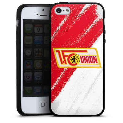 DeinDesign Handyhülle Offizielles Lizenzprodukt 1. FC Union Berlin Logo, Apple iPhone 5 Silikon Hülle Bumper Case Handy Schutzhülle