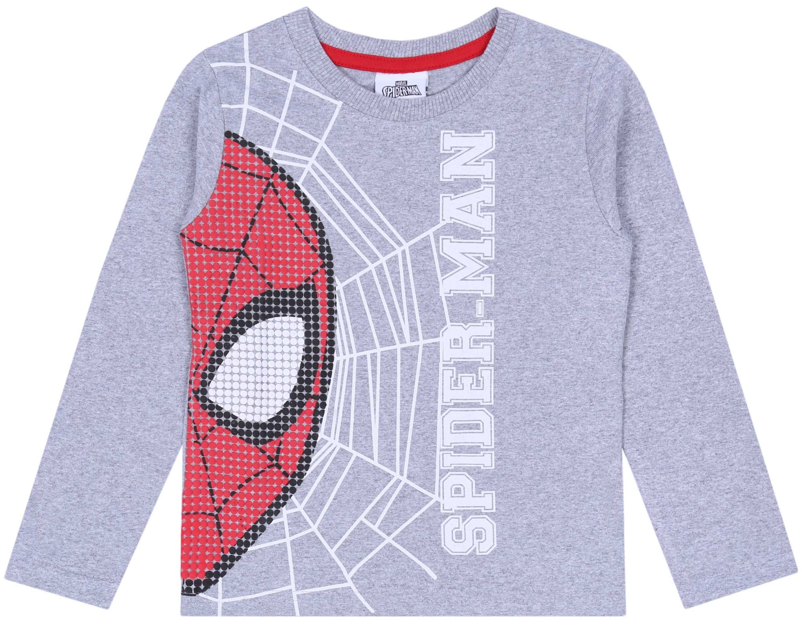 Sarcia.eu Longshirt Graue Jungen-Bluse mit Motiv von Spider-Man
