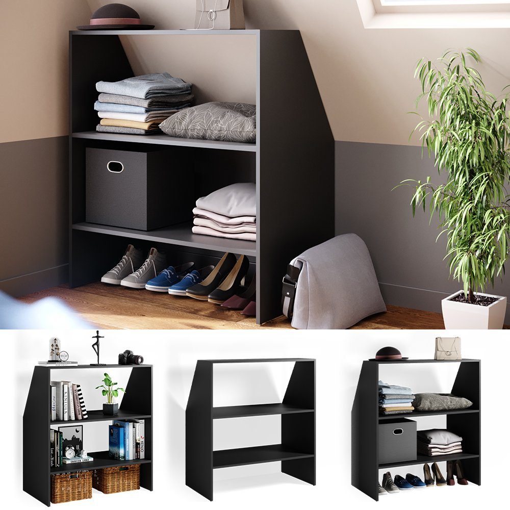 Vicco Regal, Anthrazit, 90 x 100 günstig online kaufen
