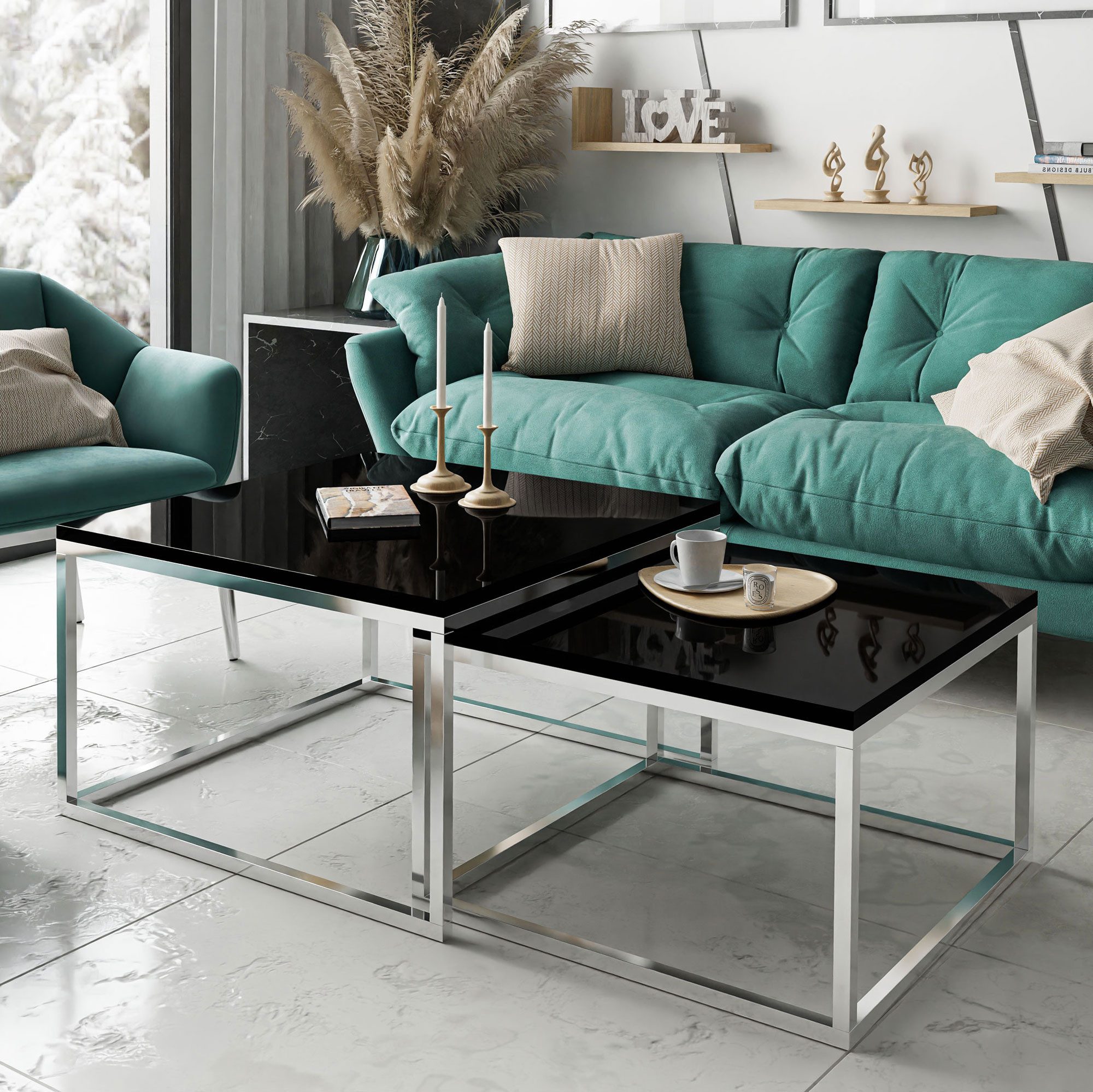 Lookway Couchtisch Yoshi 2in1 Hochglanz mit günstig online kaufen