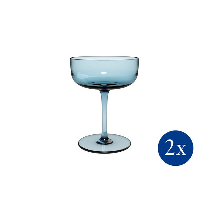 like. by Villeroy & Boch Sektglas Like Ice Sektschale / Dessertschale Set 2tlg Glas