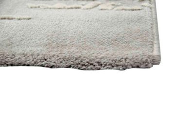 Wollteppich Designer Teppich Moderner Teppich Wollteppich Meliert Wohnzimmerteppich Wollteppich Ornament Grau Cream Taupe, Teppich-Traum, rechteckig, Höhe: 11 mm, Wollteppich