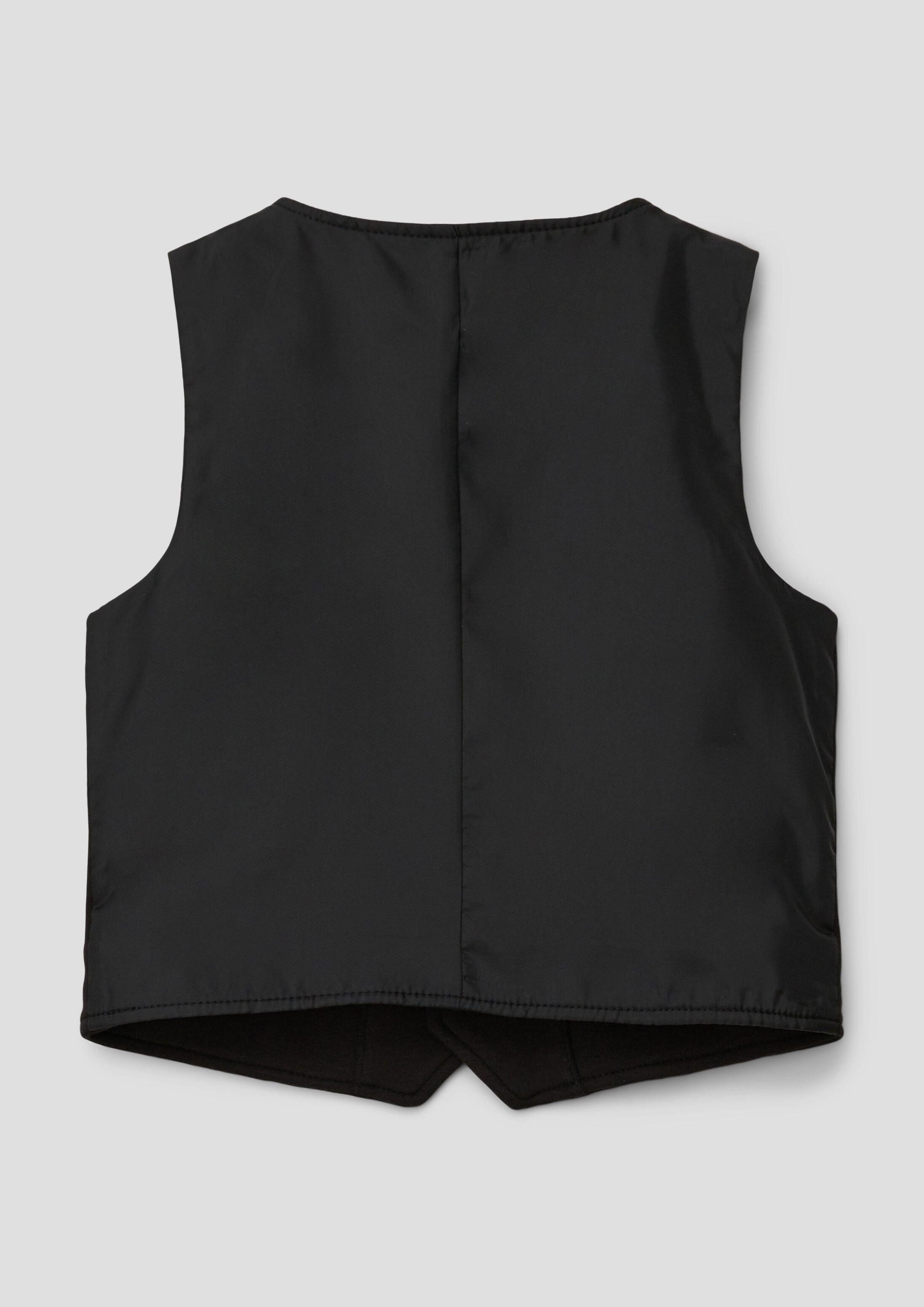 s.Oliver Funktionsweste Indoor-Weste Festliche Weste aus Jersey