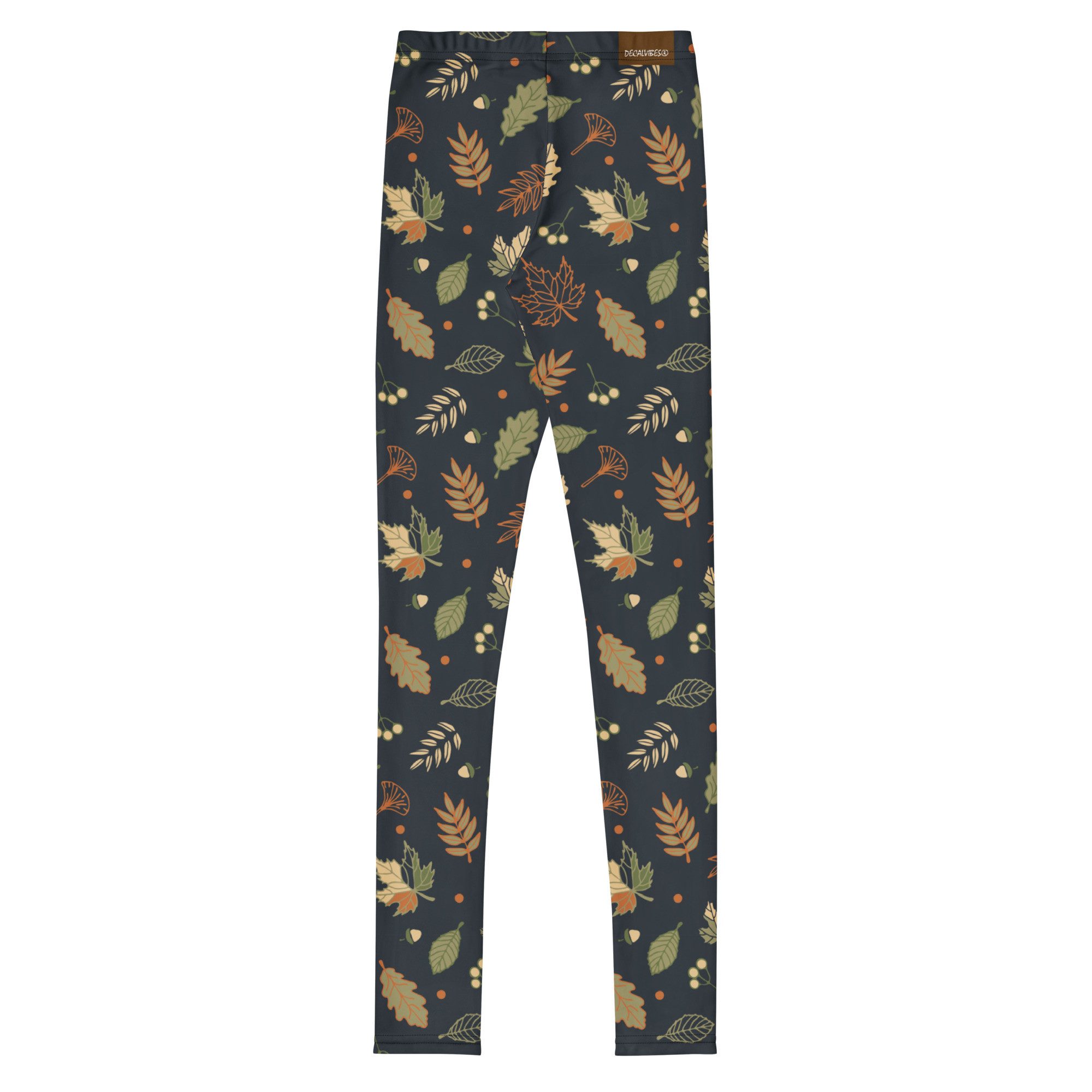 DECALVIBES Leggings Mädchen Leggings für Kinder & Jugendliche Autumn Leaves 4-Wege-Stretch, weiches Material, formstabil, komfortabler Sitz