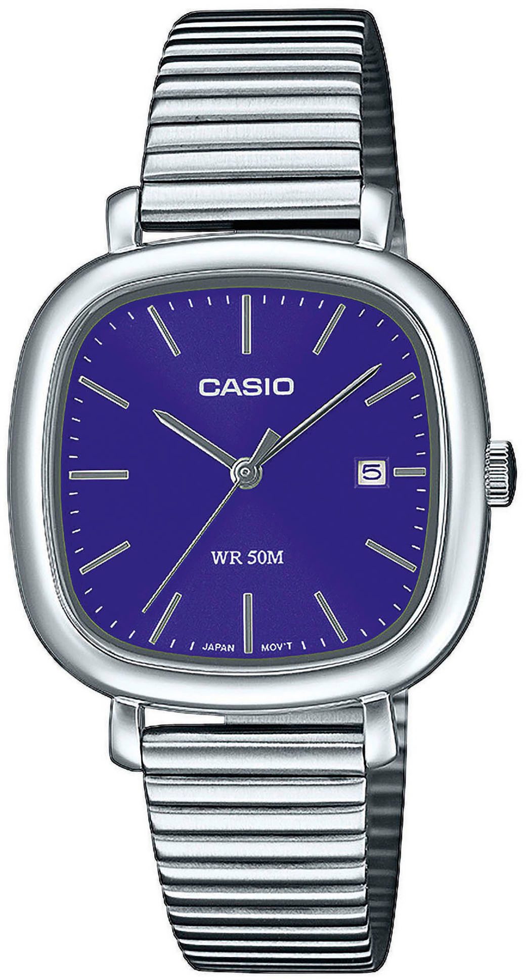 CASIO TIMELESS COLLECTION Quarzuhr LTP-B166D-2AVEF, Armbanduhr, Damenuhr, Herrenuhr, Edelstahlarmband, analog, Tag
