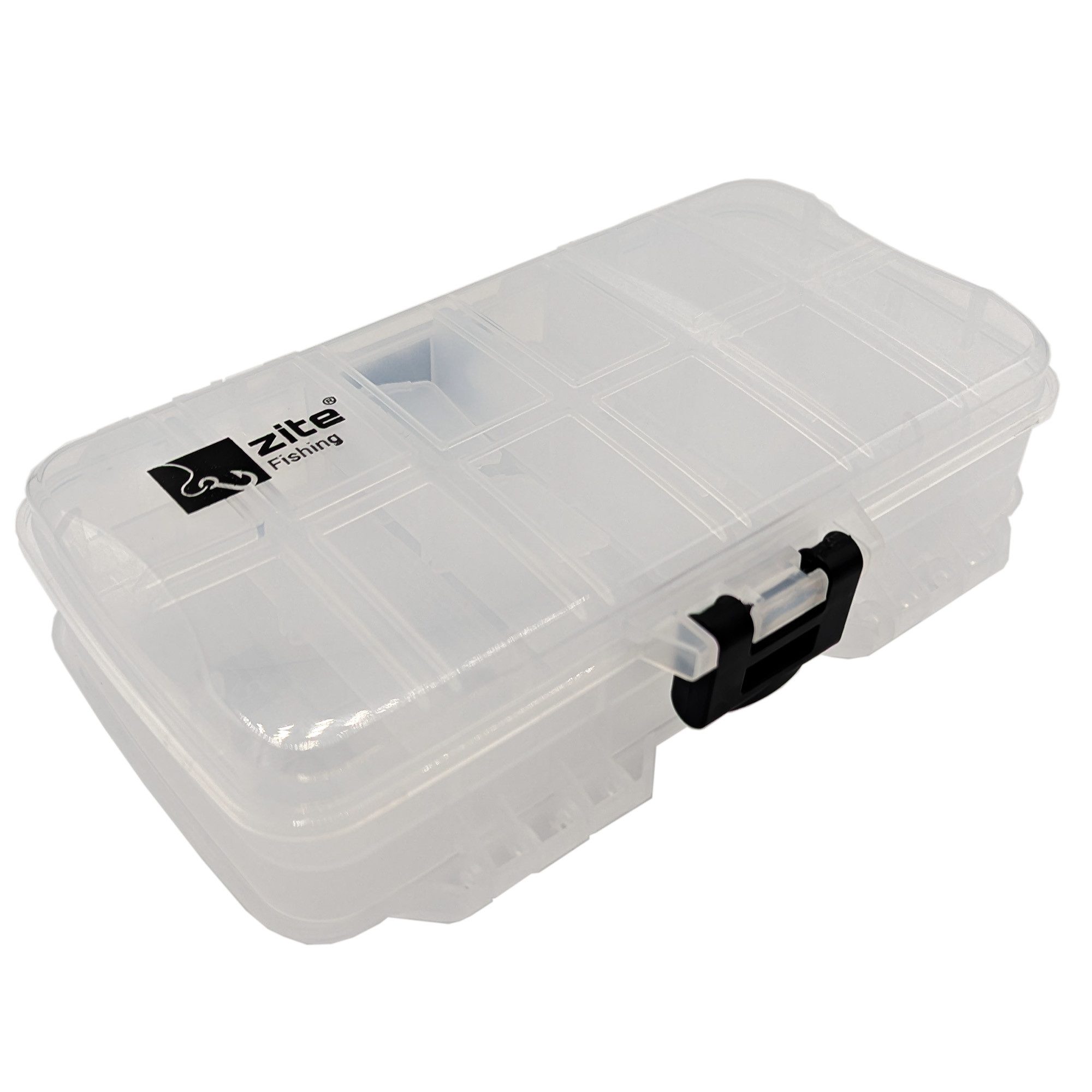 Zite Angelkoffer Double Face Tacklebox 18 Fächer 23x13x6,1cm Metallköder & mehr Angeln