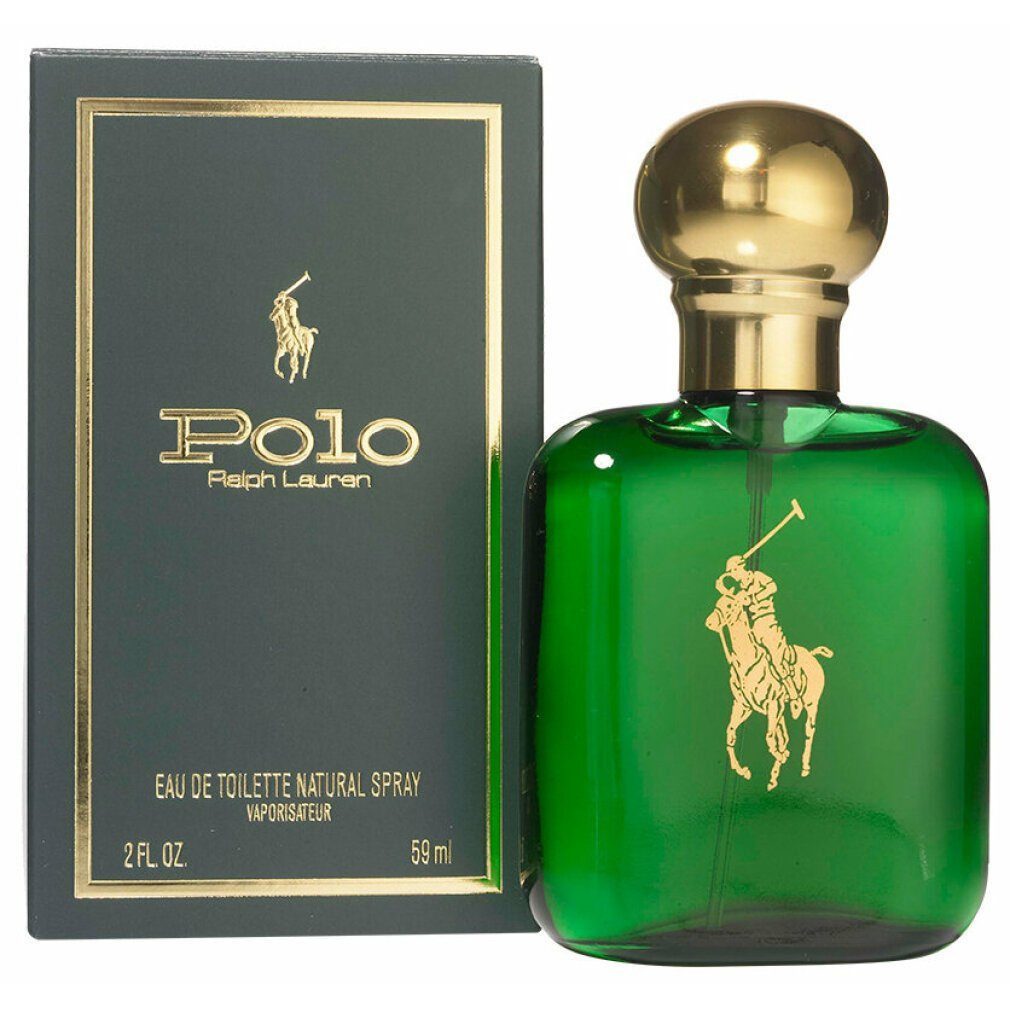 Ralph Lauren Eau de Toilette Ralph Lauren Polo Eau de Toilette 60 ml Herren, Klassischer Herrenduft mit Leder & Holznoten