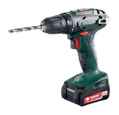 metabo Akku-Bohrschrauber BS 14.4, 14 V, Akku-Bohrmaschine 2 Ah Li-Ion im Kunststoffkoffer