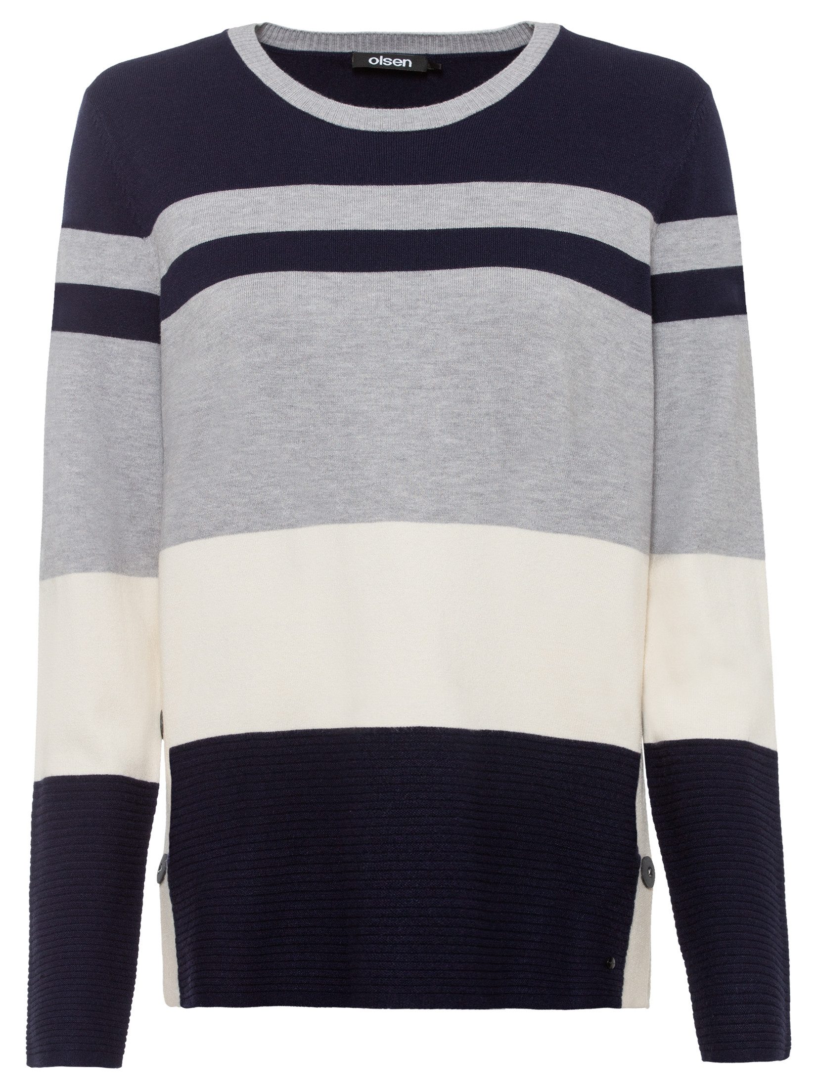 Olsen Rundhalspullover Пуловеры Long Sleeves