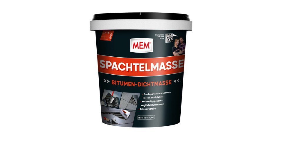 MEM Bauchemie Dichtungsband kg MEM Bitumen Spachtelmasse 1